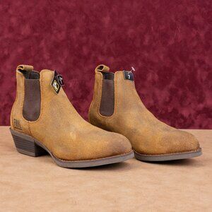 Frye Supply Women Steel Toe Crafted Chelsea Slip-on Work ankle Boots sz 7